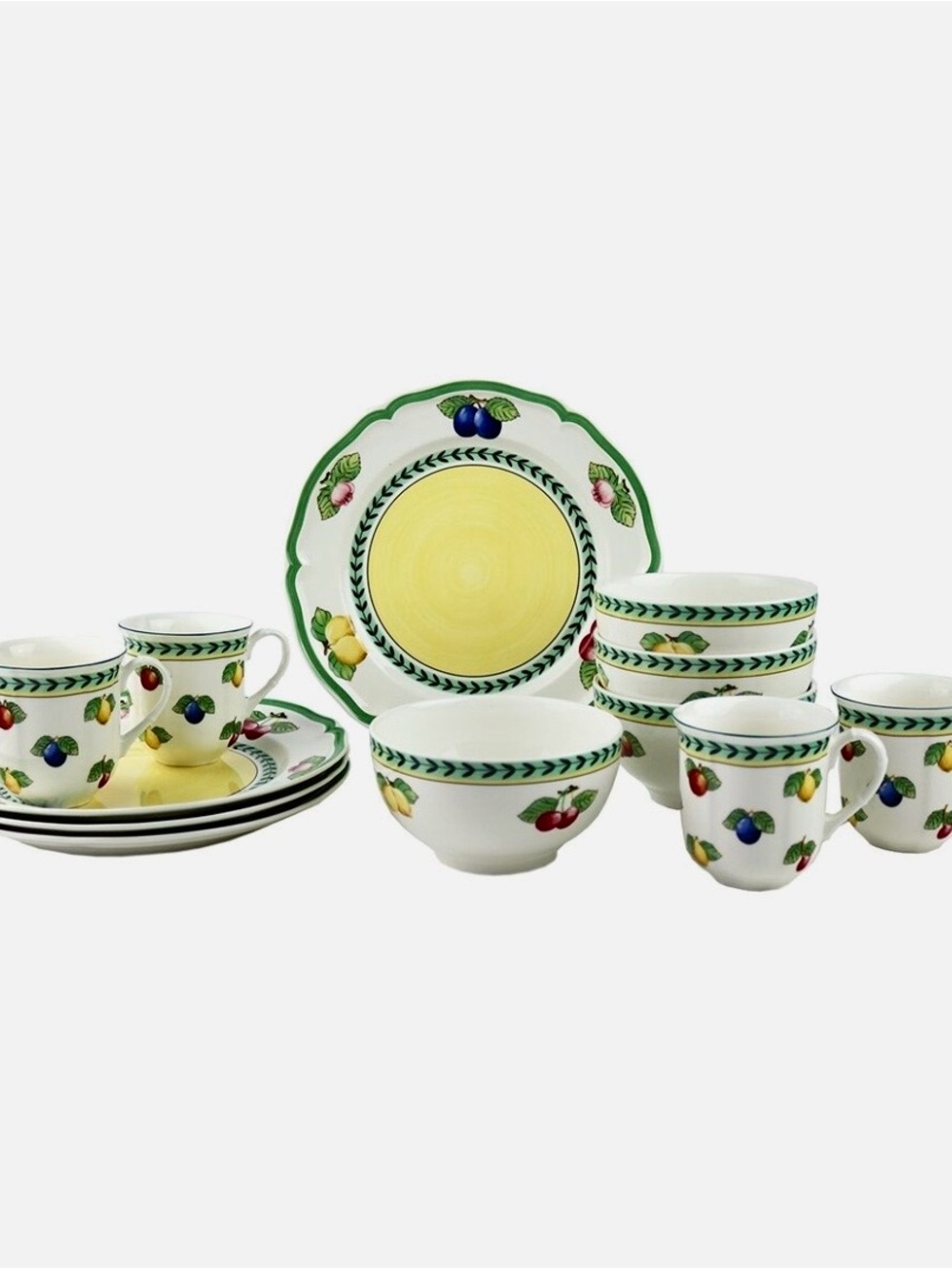 Villeroy & Boch Fench Garden 12 piece Dinnerware Set New in box